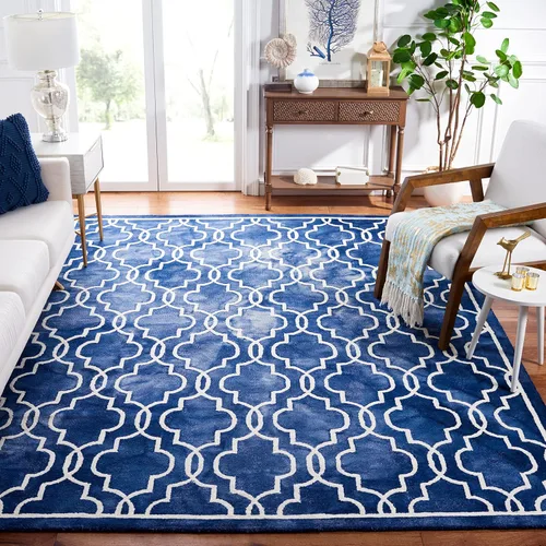 Vista 21 de SAFAVIEH Dip Dye Collection DDY539G - Alfombra decorativa de lana prémium hecha a mano con acuarela marroquí de 2 x 3 pies, color beige/marfil