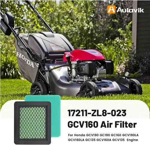 Vista 2 de 17211-ZL8-023 GCV160 Filtro de aire para Honda GCV190 GC190 GC160 GCV190LA GCV160LA GC135 GCV160A GCV135 GCV190A Cortacésped de motor Reemplazar