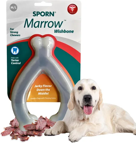 Vista 25 de Sporn Yuppie - Juguete dental para cachorros, masticable de médula, pequeño, blanco, (33810)
