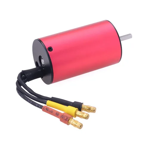 Vista 4 de KingVal Reemplazo 2845 3400KV Eje de motor sin escobillas impermeable 0.125 in compatible con 1/14 RC Car