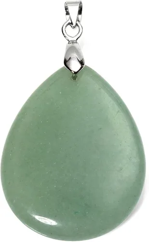 Vista 2 de Jovivi Collar con colgante de chakra de piedra curativa de la brújula vikinga chapada en plata 240in