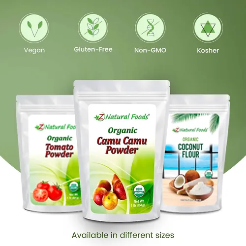 Vista 6 de Polvo orgánico de bayas de acai de alta calidad, 5 libras, superalimento liofilizado, cultivado en Brasil, increíble polvo de frutas para jugo