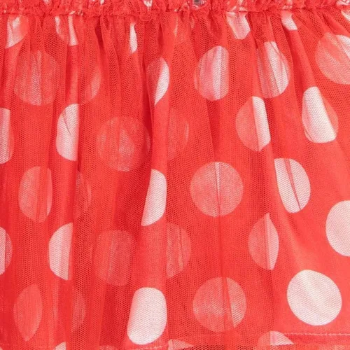 Vista 5 de Disney Minnie Mouse - Traje de cosplay para niñas pequeñas, tutú y diadema, conjunto de 3 piezas para recién nacido a bebé