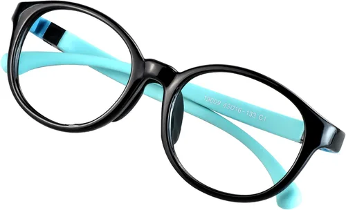 Vista 18 de VisionGlobal Lentes de bloqueo de luz azul para niños, antifatiga ocular y borrosos, gafas de computadora, antirreflejos
