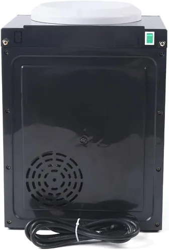 Vista 5 de Dispensador eléctrico de agua fría y caliente de 110 V, dispensador de agua de encimera de carga superior de 550 W, dispensador de agua fría