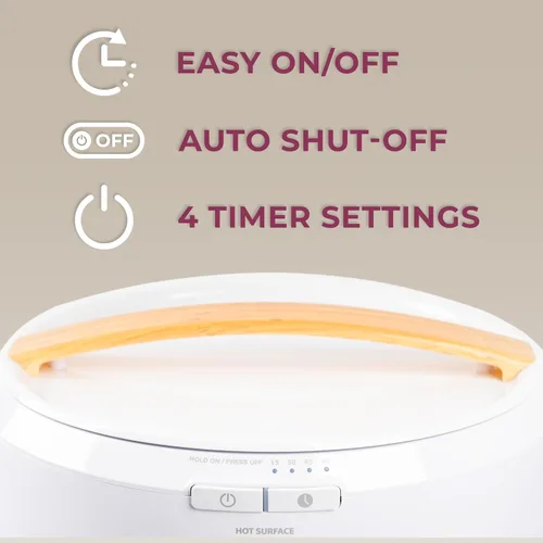 Vista 9 de Zadro - Calentador grande de toallas con temporizador, calentador de toallas eléctrico para baño, con apagado automático, calentador de toallas