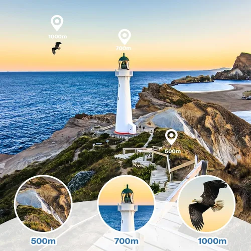Vista 7 de Telescopio monocular de 25 x 50, monoculares para adultos de alta potencia: zoom compacto HD para hombres, regalos geniales con prisma BAK4 y lente
