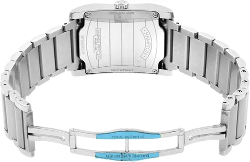 Vista 6 de Baume Mercier Hampton - Reloj de cuarzo con esfera negra para mujer M0A10021, Negro, Cronógrafos