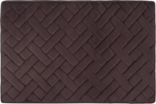 Vista 18 de Alfombra decorativa de espuma viscoelástica en espiga - Beige 21 * 34