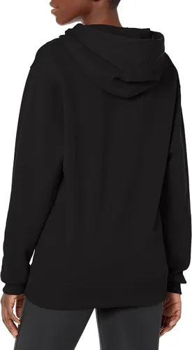 Vista 2 de Champion Powerblend - Sudadera con capucha de vellón de gran tamaño para mujer, Rojo