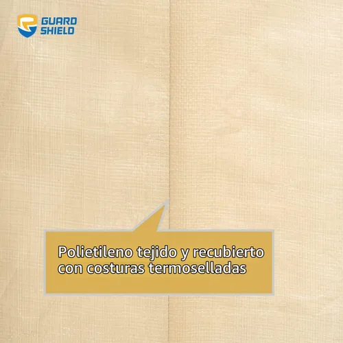 Vista 5 de GUARD SHIELD - Lona resistente, impermeable, de polietileno, gruesa, resistente a los rayos ultravioleta, con ojales, para exteriores, 6 x 8 pies
