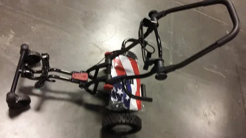 Vista 5 de CaddyTrek R2 CaddyWraps - Carrito de golf eléctrico robótico inteligente Stars & Stripes