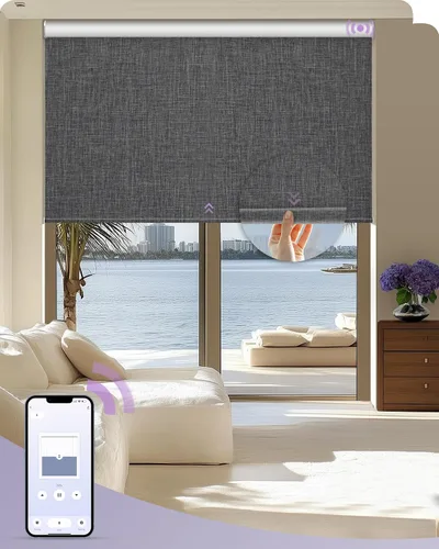 Vista 12 de Graywind Persianas motorizadas con sistema de resorte, persianas manumáticas opacas personalizadas, control por aplicación, persianas automáticas