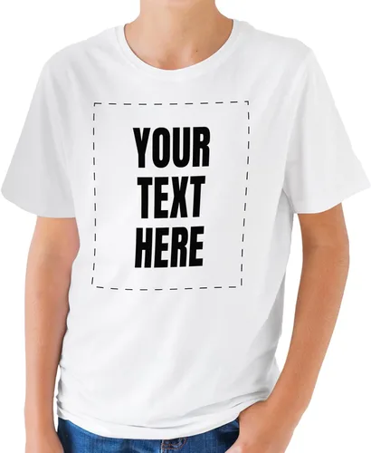 Vista 18 de GotPrint Camisa personalizada para hombres, mujeres, añade tu propio texto, camisetas personalizables, camiseta personalizable en la parte delantera