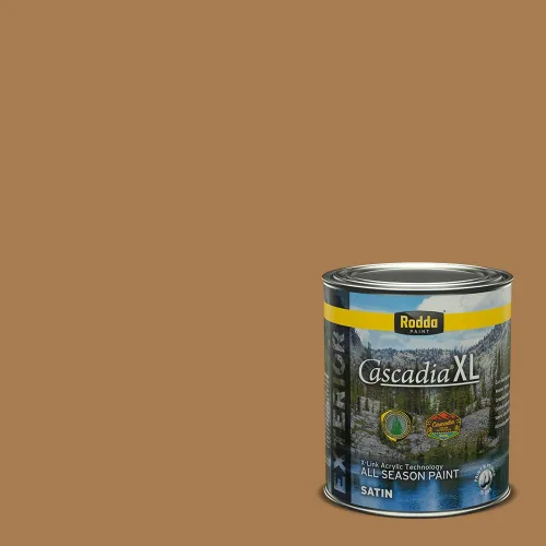 Vista 154 de Rodda Paint CASCADIA XL - Pintura satinada e imprimación para exteriores en uno, cuarto de galón, Annabel