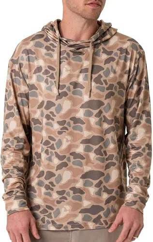 Vista 13 de Burlebo Sudadera de rendimiento para hombre – Prenda de manga larga ligera, ajuste atlético, absorción de humedad, protección solar Camuflaje