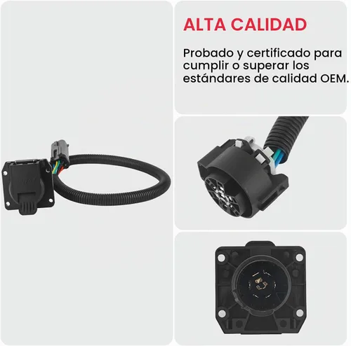 Vista 4 de 55243 Arnés de cableado de remolque de 7 pines con conector