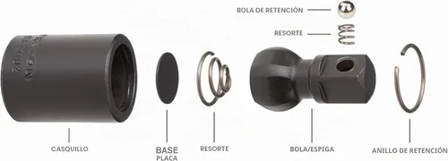 Vista 5 de TEKTON Junta Universal de Impacto de 1/2 Pulgada de Tracción SIA22102
