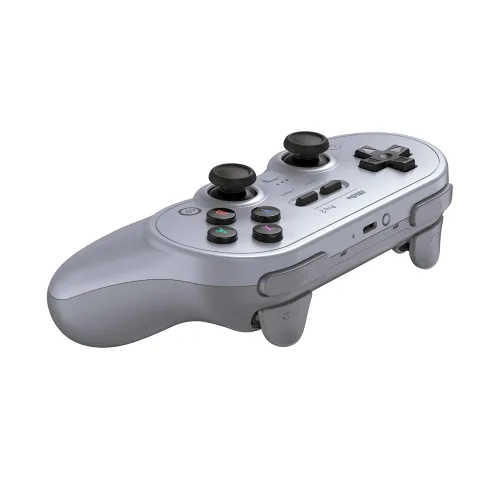 Vista 2 de 8BitDo Pro 2 Bluetooth Controller for Switch PC macOS Android Steam Deck Raspberry Pi Gray Edition