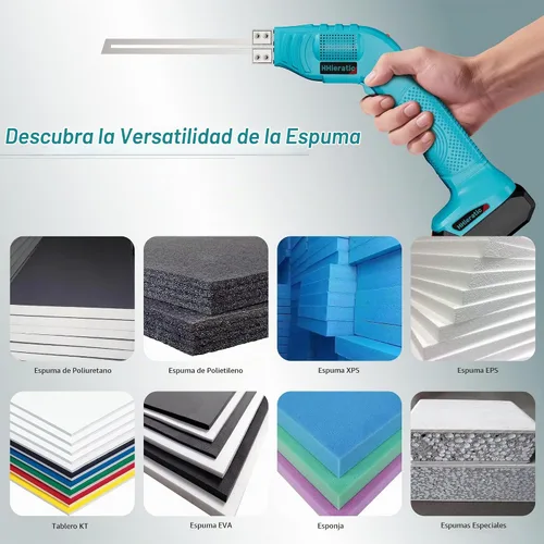 Vista 6 de Cuchillo caliente inalámbrico con batería, kit de cortador eléctrico de espuma de poliestireno con control de temperatura máximo 932 °F (500 ℃)