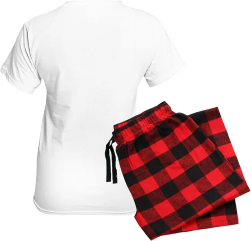 Vista 6 de CafePress I Love Heartland - Conjunto de pijama de algodón para mujer, ropa de dormir cómoda
