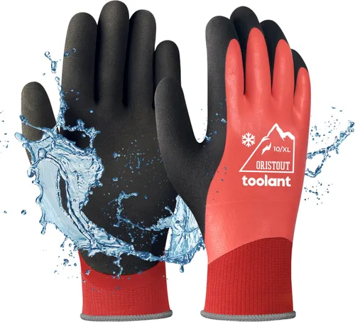 Vista 17 de Guantes de trabajo de invierno impermeables para hombres y mujeres, pantalla táctil, guantes para congelador, aislados térmicamente, para clima frío
