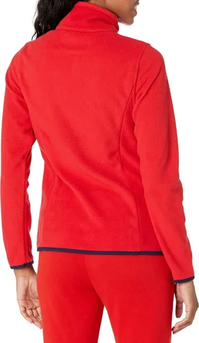 Vista 2 de Tienda Essentials Women's Classic-Fit Long-Sleeve Quarter-Zip Polar Fleece Pullover Jacket (Available in Plus Size)