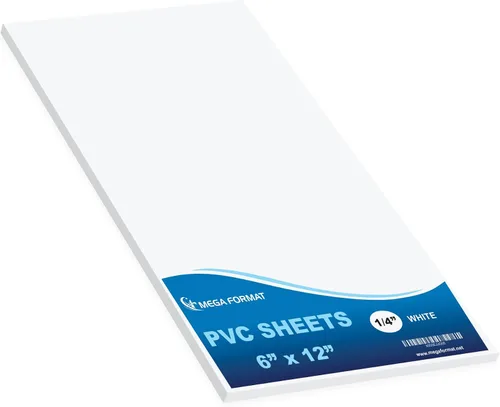 Vista 104 de Mega Format Hojas de plástico de PVC expandido – Hoja negra rígida de 5 x 7 pulgadas para manualidades, señalización y exhibiciones – Sintra Negro