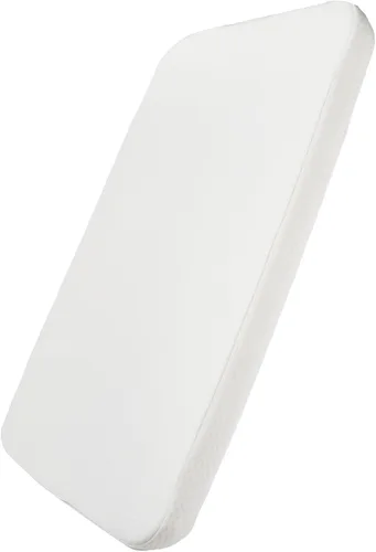Vista 8 de Mecc ecoh Colchón para moisés de bebé, cubierta 100% transpirable, forro resistente al agua, ovalado de 29"x17"x2" pulgadas, se adapta al moisés