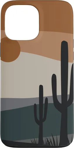 Vista 24 de Cute Desert Cactus Terracotta Southwestern Aesthetic Boho Case for iPhone 17