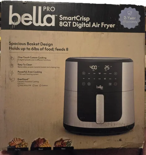Vista 5 de Freidora de aire digital SmartCrisp 8QT