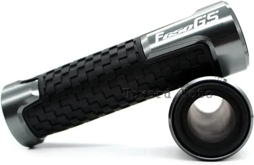Vista 4 de Empuñaduras de manillar de motocicleta para BMW F650GS F650 GS F 650 GS All Years Universal Moto 7/8 pulgadas Agarraderas antideslizantes para Negro