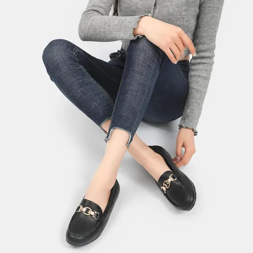 Vista 5 de Mocasines casuales para mujer, cómodos y ligeros, mocasines planos sin cordones