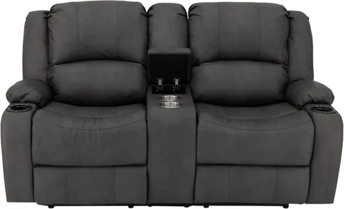 Vista 8 de RecPro Charles - Sofá reclinable doble de pared de 67 pulgadas, para autocaravana, con tela mejorada (color plomizo)