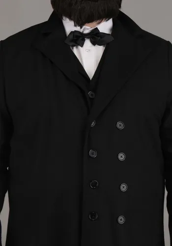 Vista 6 de Disfraz de Presidente Abe Lincoln Talla Plus para Hombre Multicolor