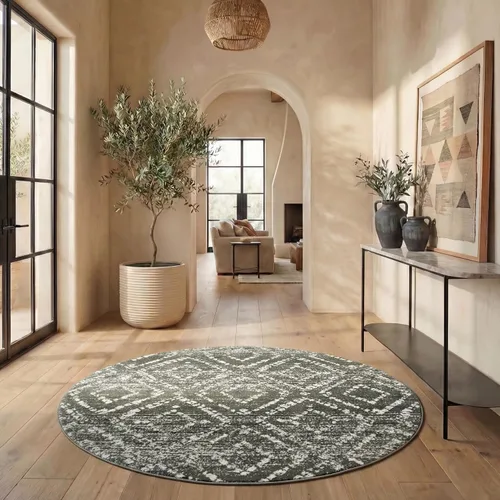 Vista 77 de SAFAVIEH Colección Adirondack Alfombra Decorativa - 2'6" x 4', Negro y Marfil, Diseño Moderno Desgastado, No Desprende Pelusa y Fácil Cuidado, Ideal