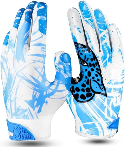 Vista 9 de Guantes de fútbol de la serie Cheetah Rapid Strike Series, libera velocidad, agarre supremo, rendimiento duradero para adultos, niños y jóvenes
