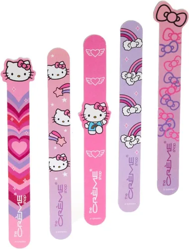 Vista 2 de The Creme Shop x Hello Kitty Y2K Collection Totally Cute! Limas de uñas – Doble cara para dar forma – Grano extrafino – Larga duración