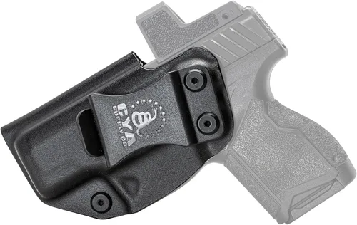Vista 54 de CYA Supply Co. - Fundas IWB Black Optics Ready - Múltiples ajustes - Propiedad de veteranos - Fabricado en Estados Unidos