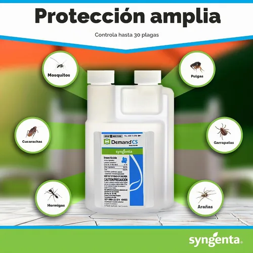 Vista 4 de Demand Cs - Productos profesionales de control de plagas, chinches, termitas, hormigas, arañas, 8 onzas