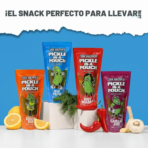 Vista 3 de Van Holten's Carismáticos Personajes Pickle Sampler, Eneldo Surtido, 12