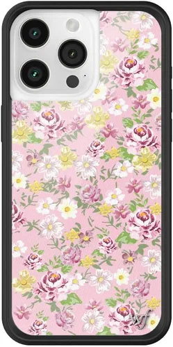 Vista 23 de Wildflower Cases - Funda Surf's Up, Compatible con Apple iPhone 15 Pro Max Moderno, Rojo, Morado, Floral, Verano, Playa - Parachoques Protector