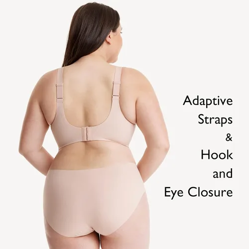 Vista 4 de COMFELIE Wireless Bra for Women Seamless Support Bralette, Comfort Lightly Lined Born for Her Ultra-Fit T-Shirt Bra EB061