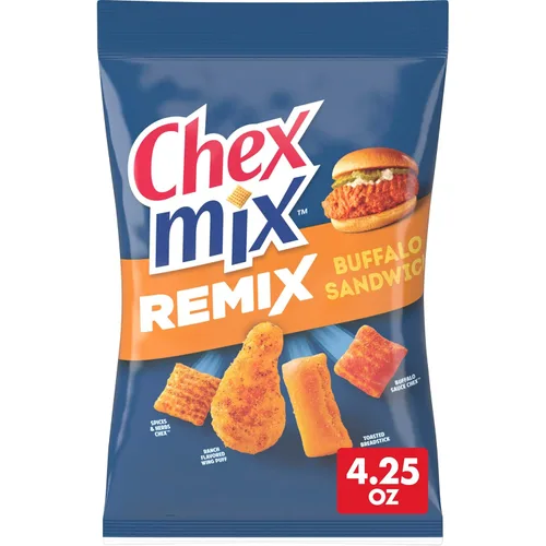 Vista 13 de Chex Mix Remix - Mezcla de bocadillos de pizza con queso, tamaño familiar