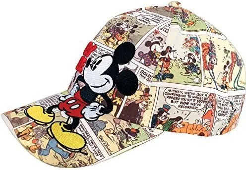 Vista 3 de Disney Mickey Mouse - Gorra de béisbol con estampado de cómics