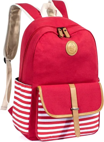 Vista 2 de Leaper - mochila escolar para niñas mochila informal bolsa de viaje con bolsillos laterales