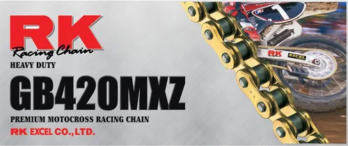 Vista 9 de RK Racing Chain 420MXZ-CLIP-CL (Serie 420) Enlace de conexión tipo clip de acero sin junta tórica