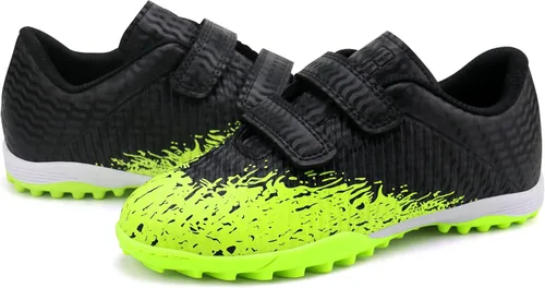 Vista 4 de brooman Zapatos de fútbol para niños y niñas, zapatos de fútbol para interiores