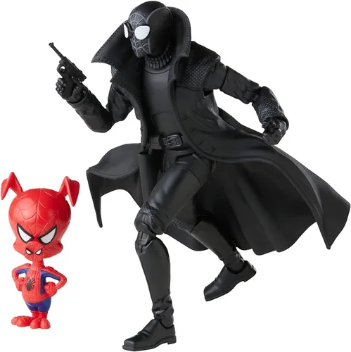 Vista 3 de Marvel Legends - Figura de 6 pulgadas, paquete de 2 Spider-Man Noir y Spider-Ham