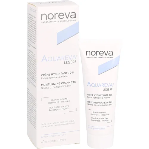 Vista 3 de NOREVA LED AQUAREVA Crema Hidratante 24h Textura Légère (1.4 fl oz)
